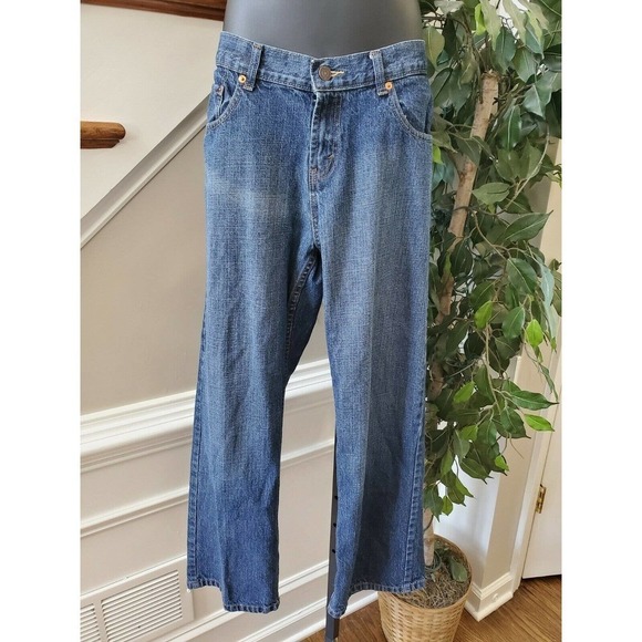 Levi's 550 Men's Blue Denim 100% Cotton Relaxed Fit 16 Husky Jeans Size 34/28 - Picture 1 of 10